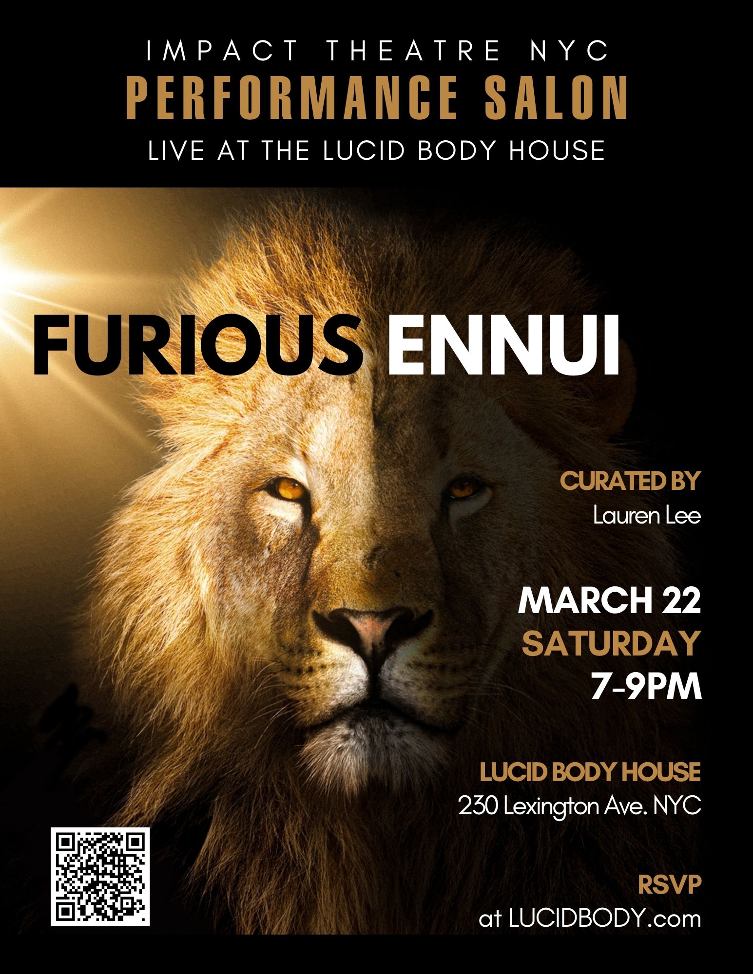 FURIOUS ENNUI Lucid Body Performance Salon Fascia Stories