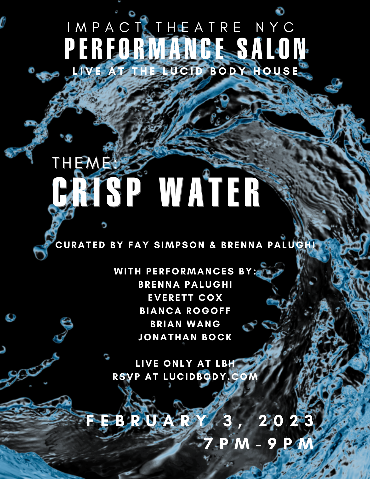 Performance Salon- Crisp Water(3) Lucid Body Performance Salon