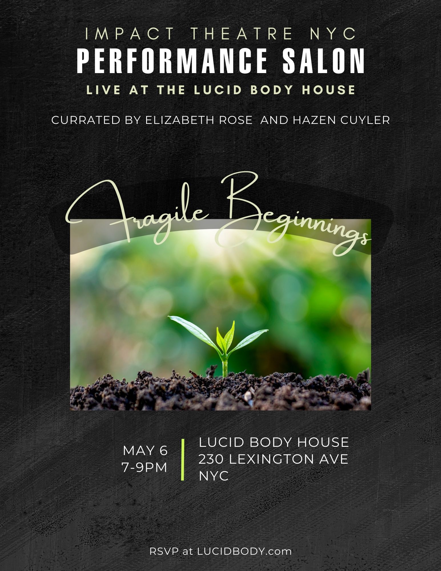 Performance Salon- Fragile Beginnings Lucid Body Performance Salon